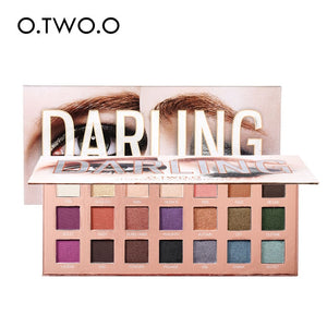 O.TWO.O Eyeshadow Palletes 21 Colors Ultra Fine Powder Pigmented Shadows Glitter Diamond Shimmer Makeup Eye Shadow Palette
